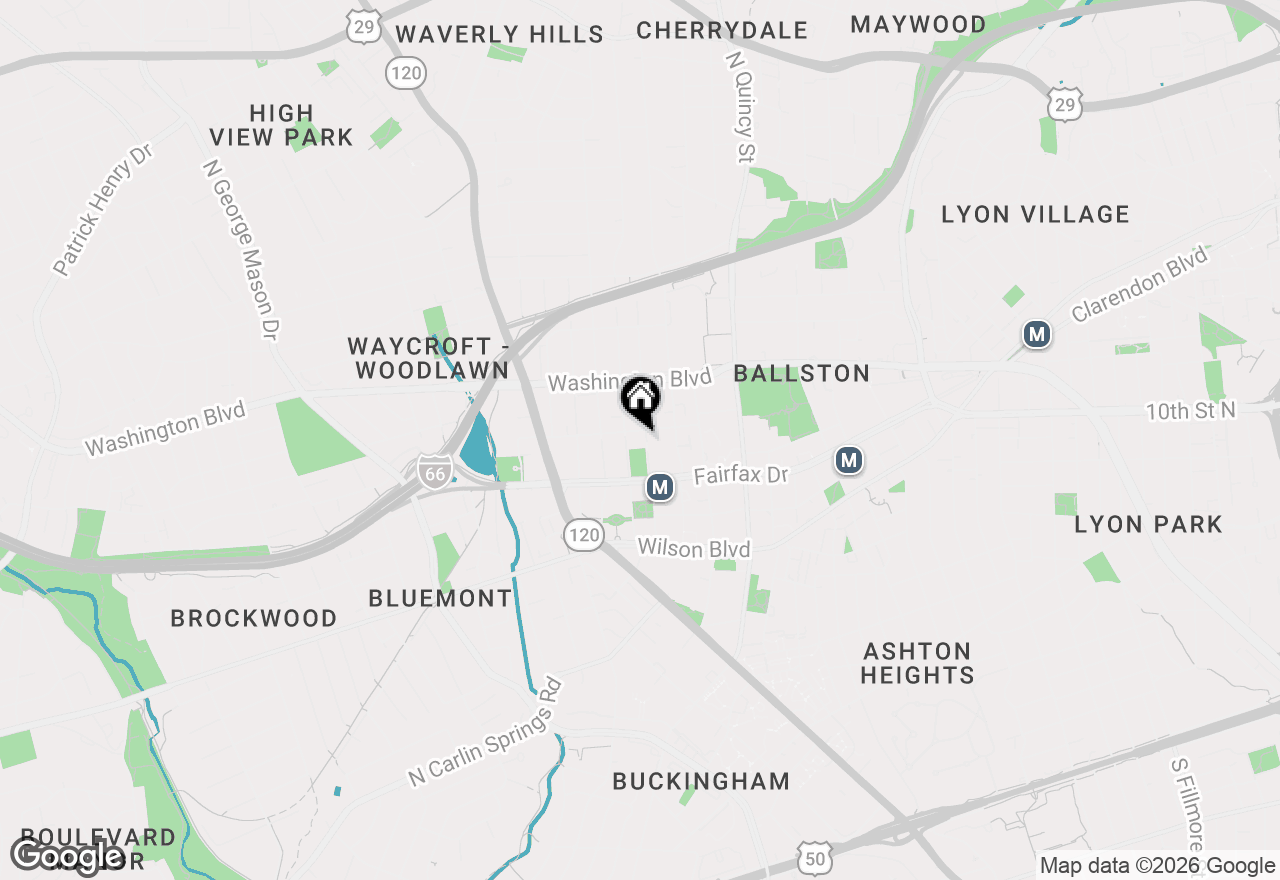 Map of 1050 N Stuart Street #816, Arlington, VA 22201