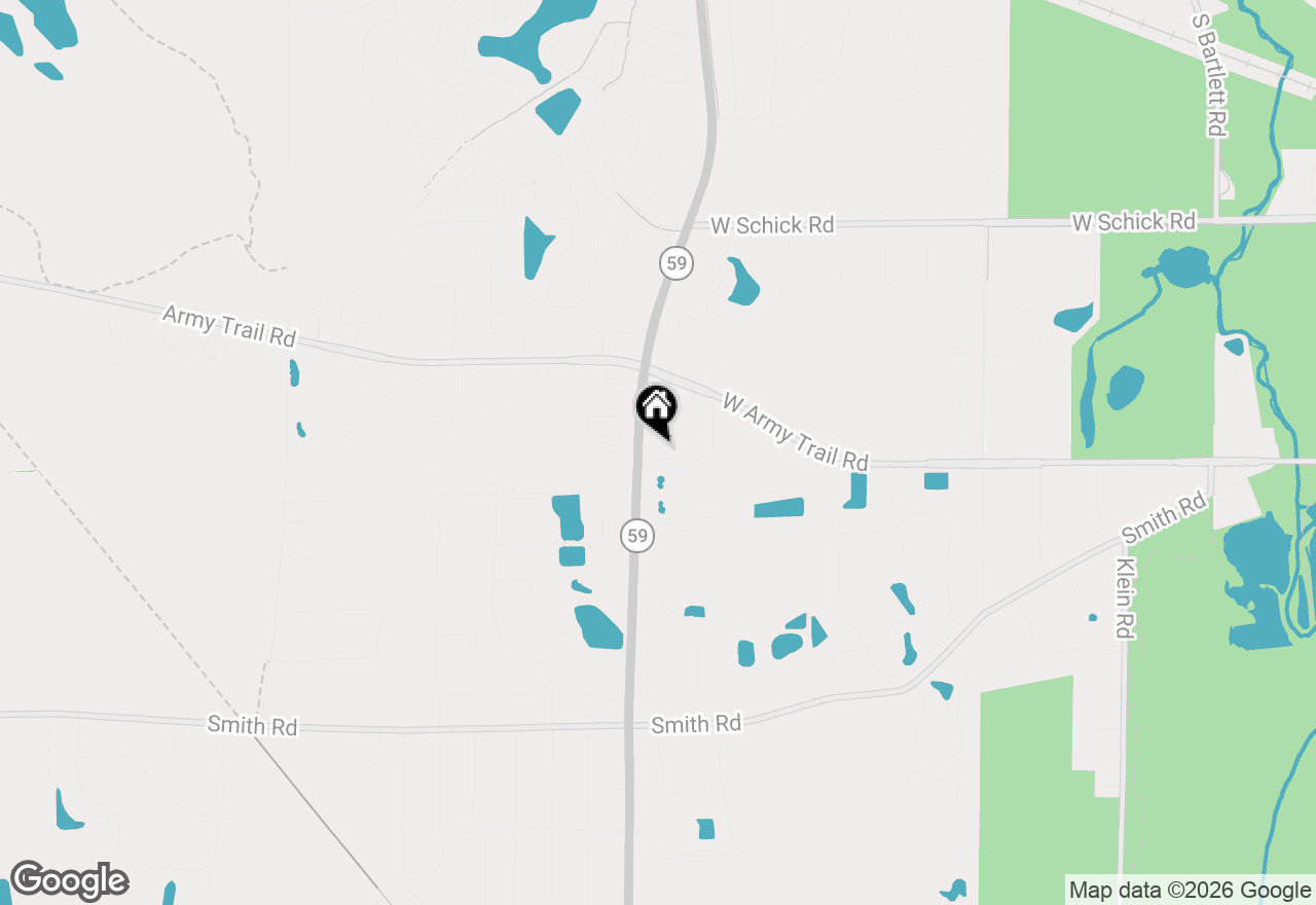 Map of (Address confidential), Bartlett, Illinois 60103