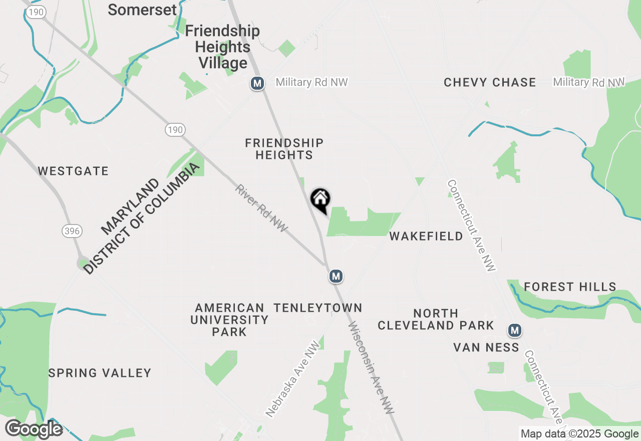 Map of 4750 41st Street Nw #406, Washington, DC 20016