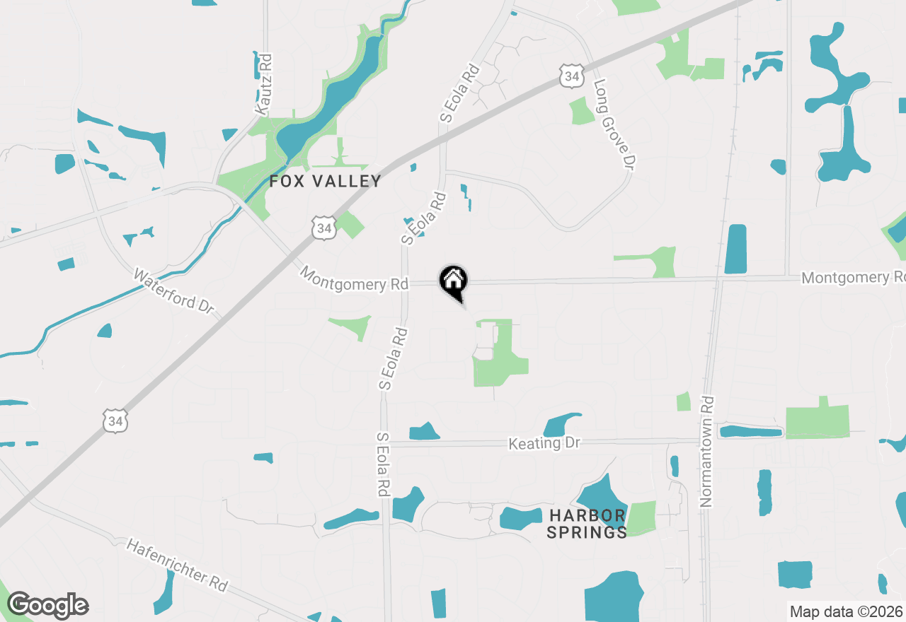 Map of 2655 Lindrick Lane, Aurora, IL 60504