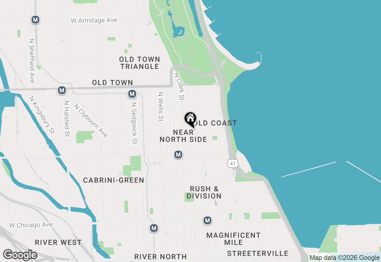 Map of 1316 N Dearborn Street, Chicago, IL 60610