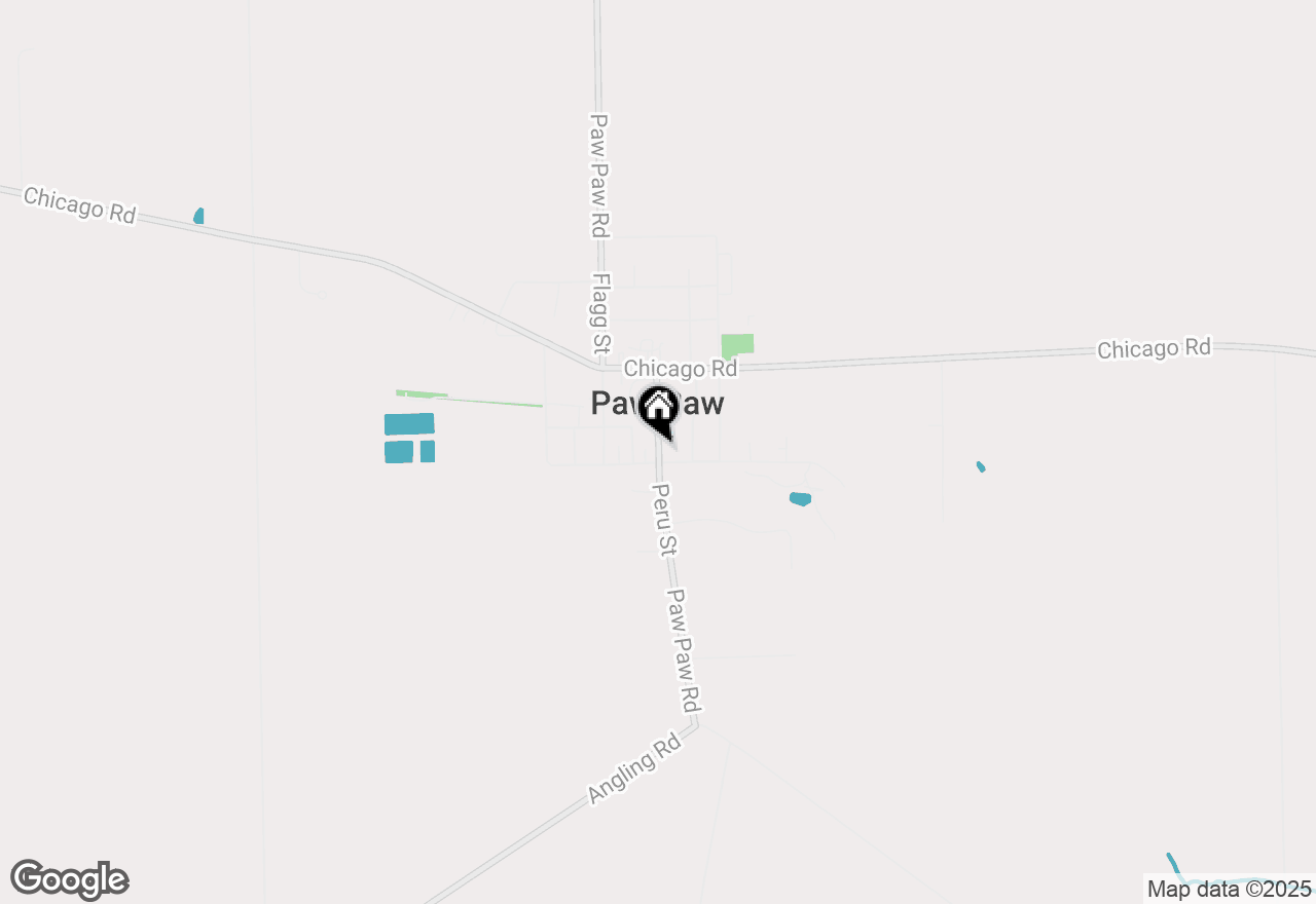 Map of 186 Peru Street, Paw Paw, IL 61353