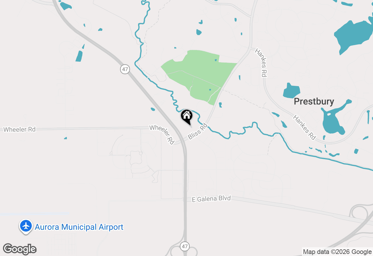 Map of 698 Greenfield Road, Sugar Grove, IL 60554