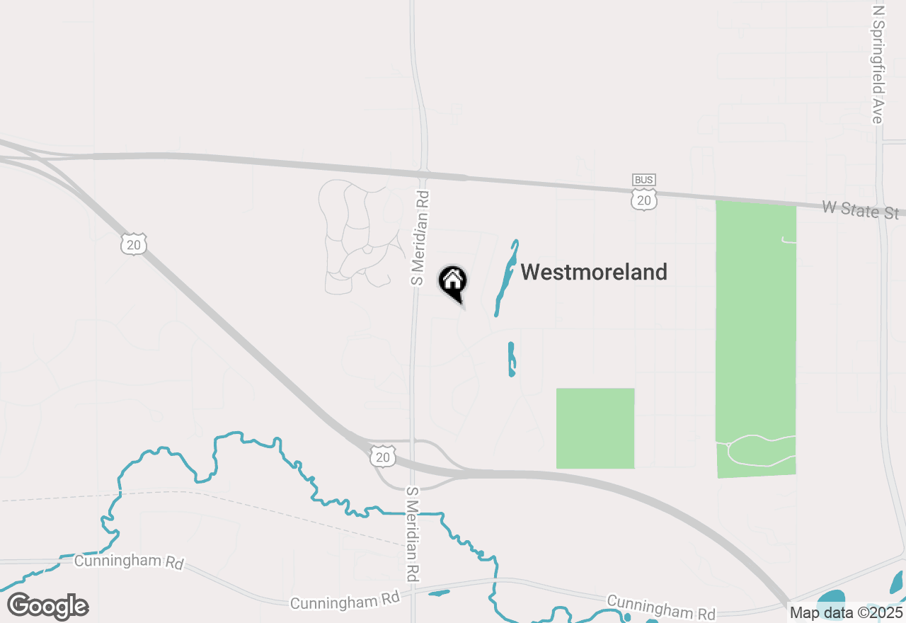 Map of 401 Homestead Lane, Rockford, IL 61102