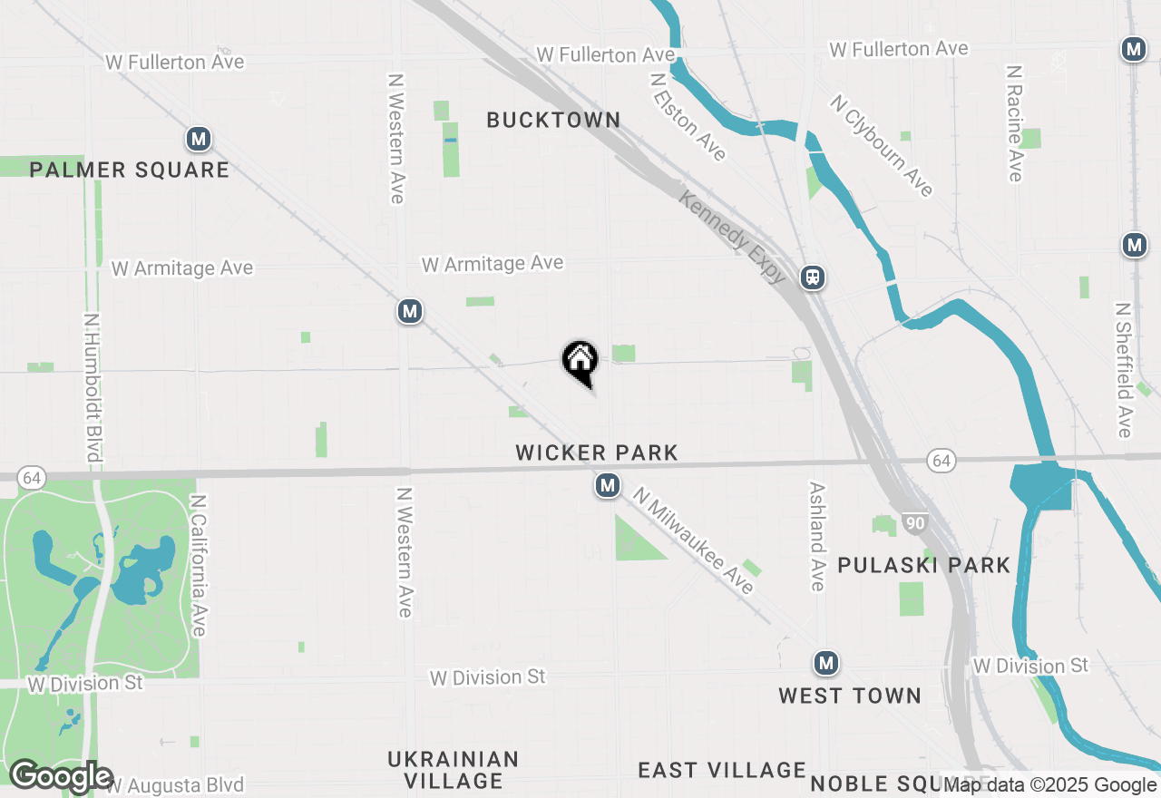 Map of 2035 W Saint Paul Avenue, Chicago, IL 60647