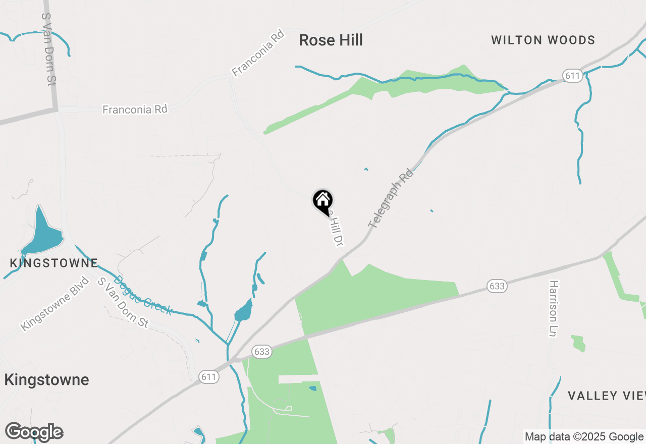 Map of 4609 Cottonwood Place, Alexandria, VA 22310