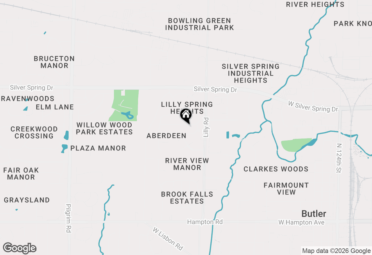 Map of N53W14231 Invery Dr, Menomonee Falls, WI 53051