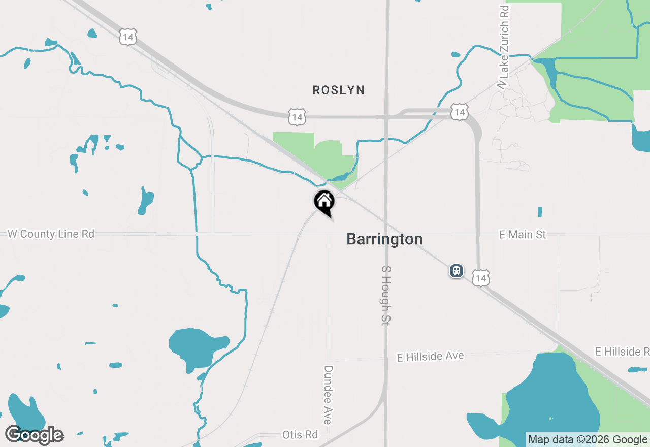 Map of 115 Grant Street, Barrington, IL 60010