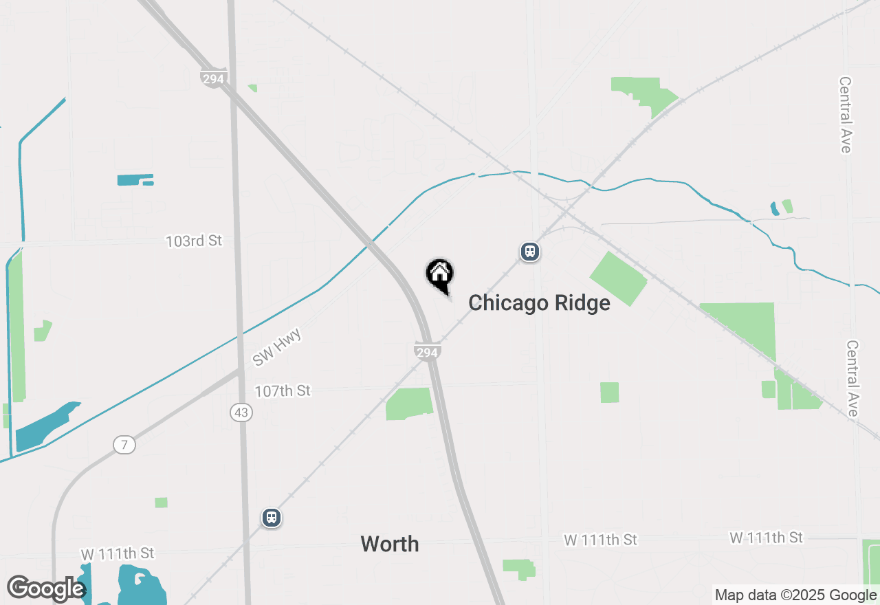 Map of 10425 Natoma Avenue #10, Chicago Ridge, IL 60415