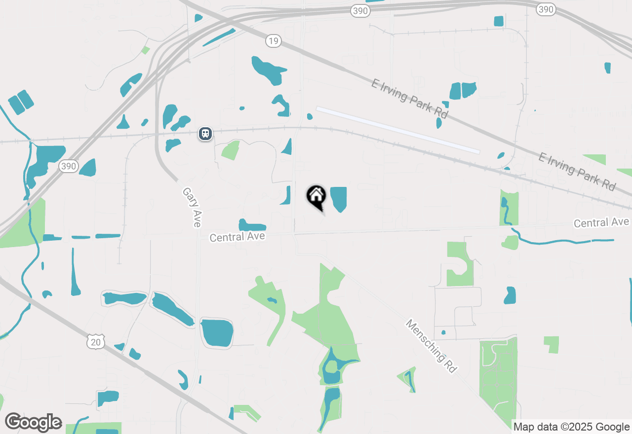 Map of 1135 Flamingo Drive, Roselle, IL 60172