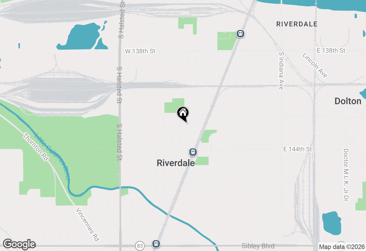 Map of 14218 S Stewart Avenue, Riverdale, IL 60827