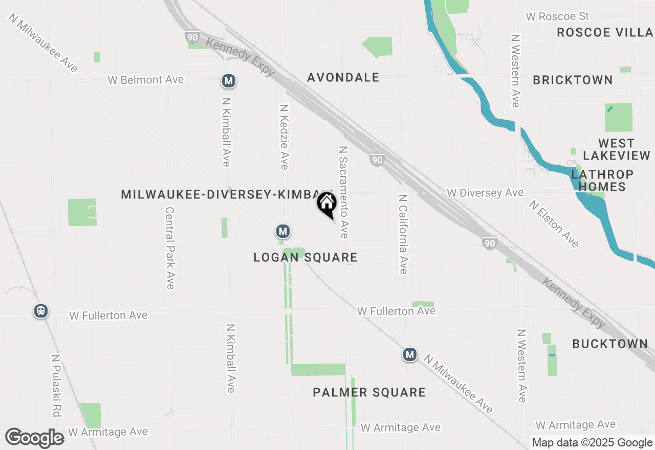 Map of 2648 N Whipple Street, Chicago, IL 60647