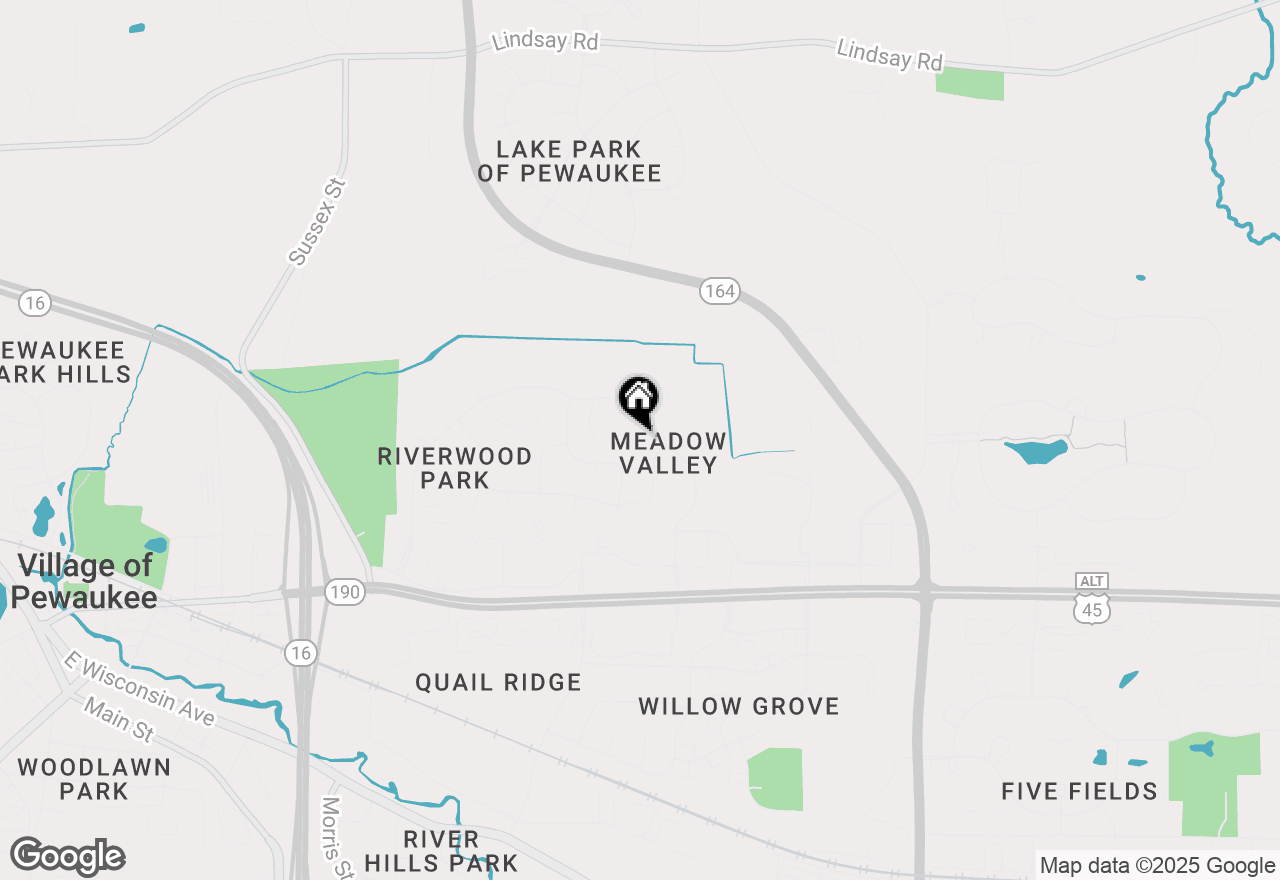 Map of 522 Westfield Way #E, Pewaukee, WI 53072