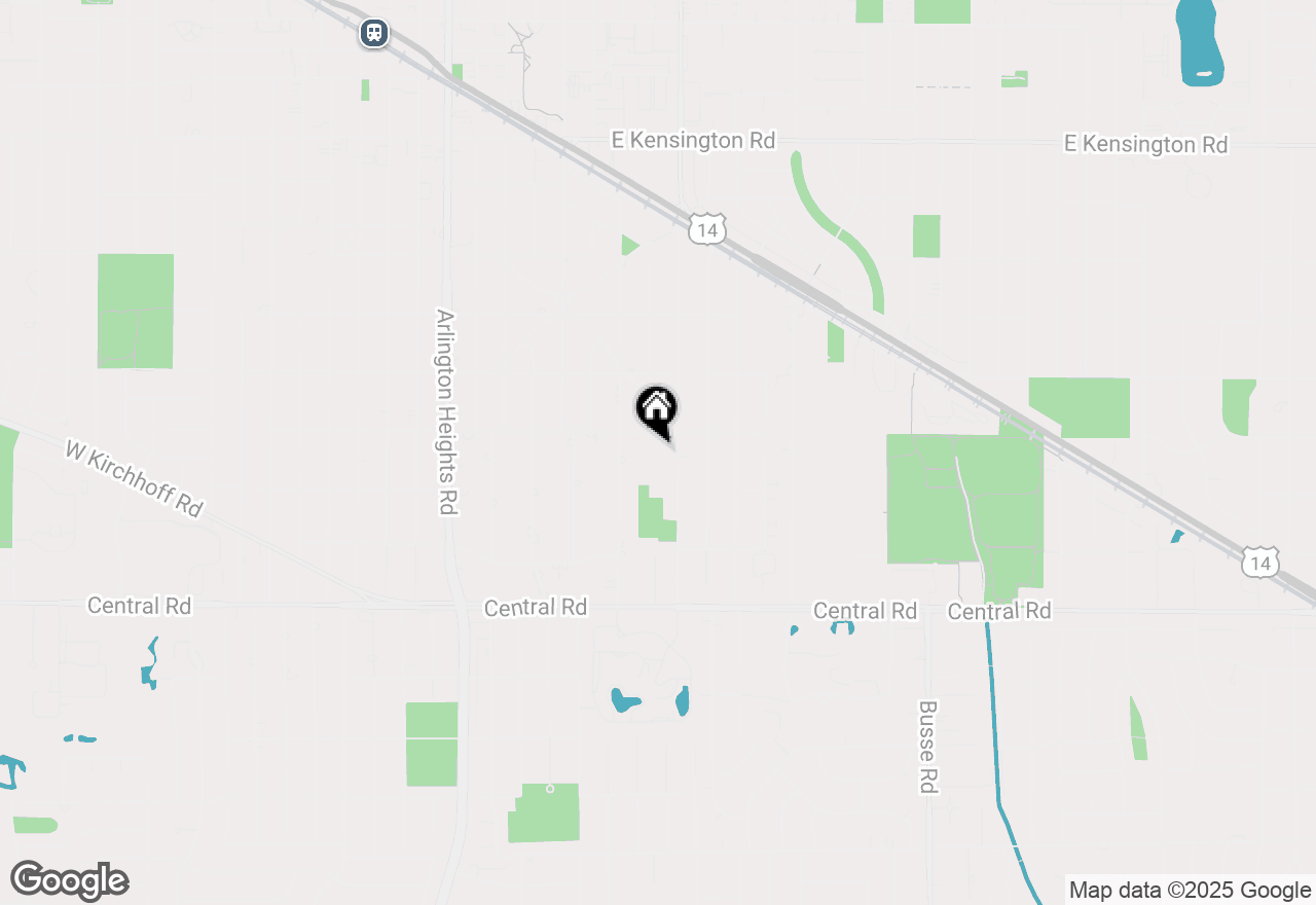 Map of 715 S Lincoln Lane, Arlington Heights, IL 60005