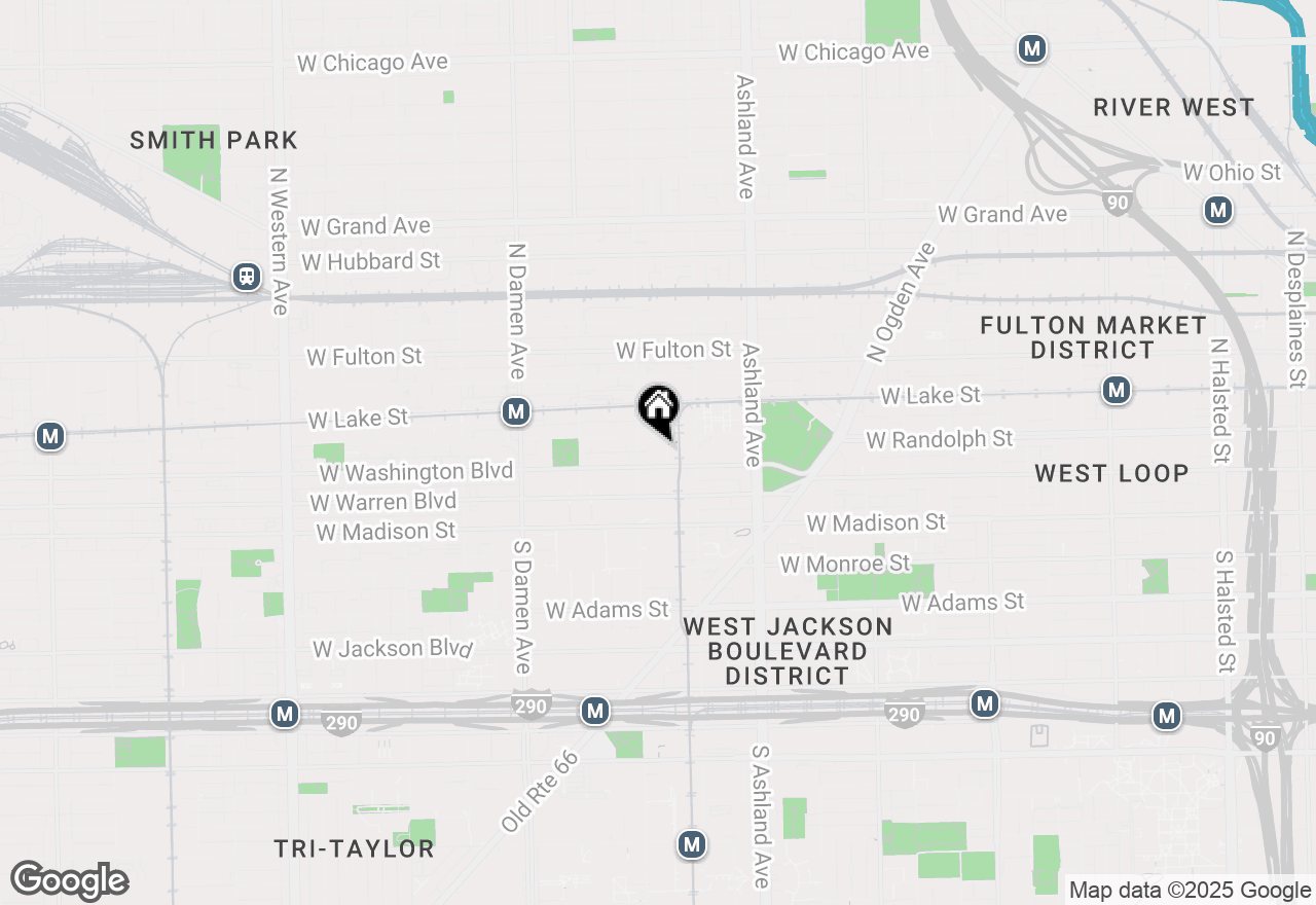 Map of 100 N Hermitage Avenue #916, Chicago, IL 60612