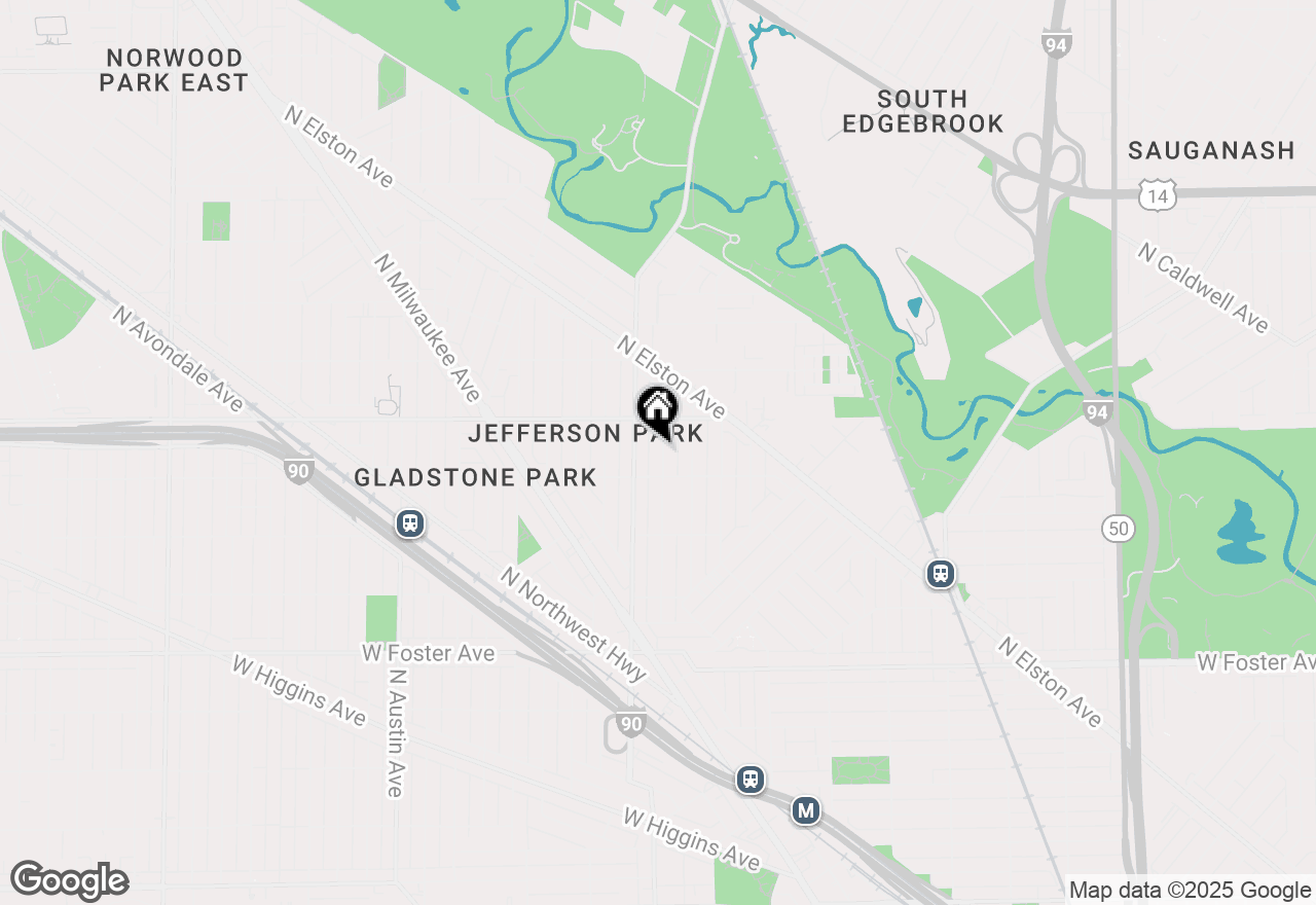 Map of 5524 N Luna Avenue, Chicago, IL 60630