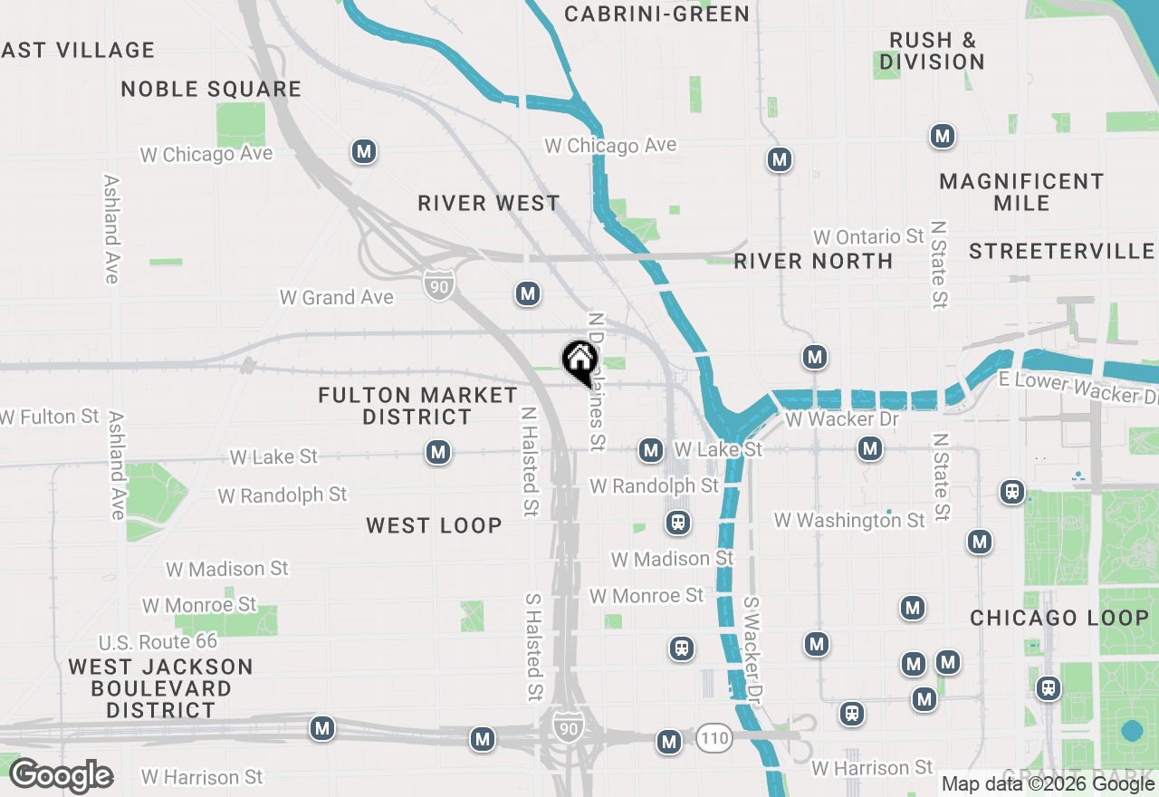 Map of (Address confidential), Chicago, Illinois 60661