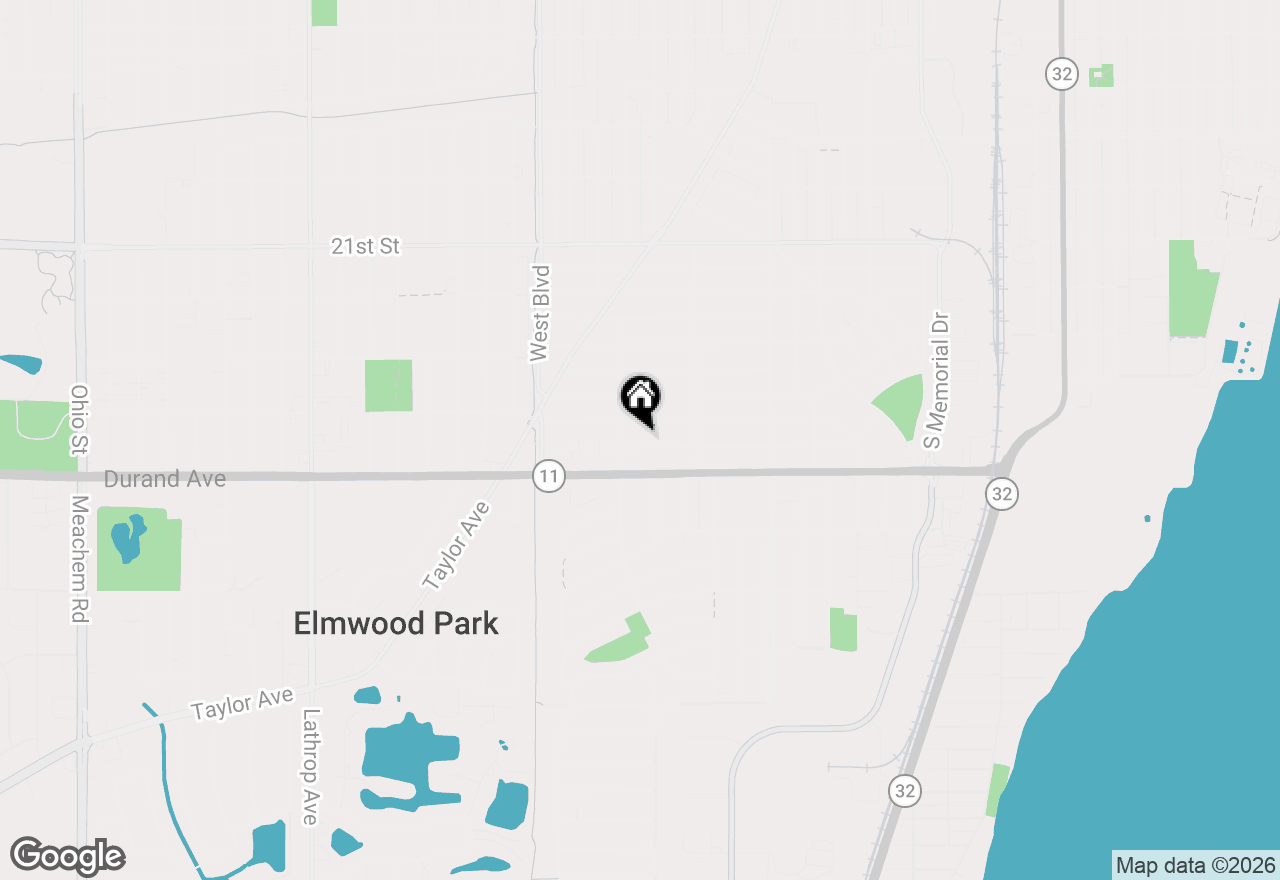 Map of 2704 Dwight St, Racine, WI 53403
