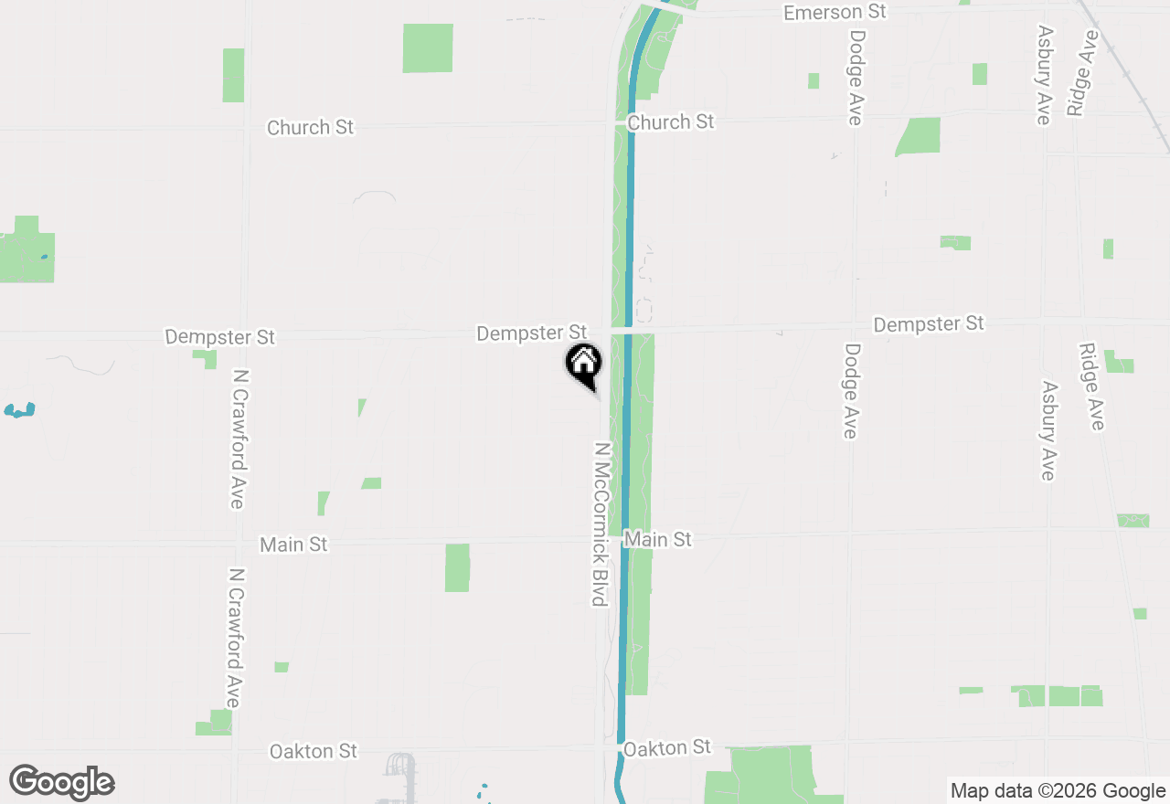 Map of 3320 Capitol Street, Skokie, IL 60076