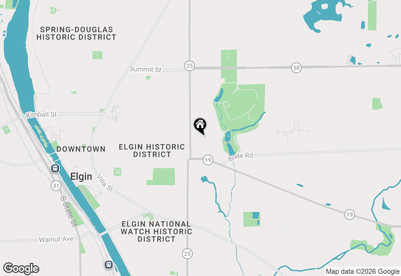 Map of 630 Forest Avenue, Elgin, IL 60120