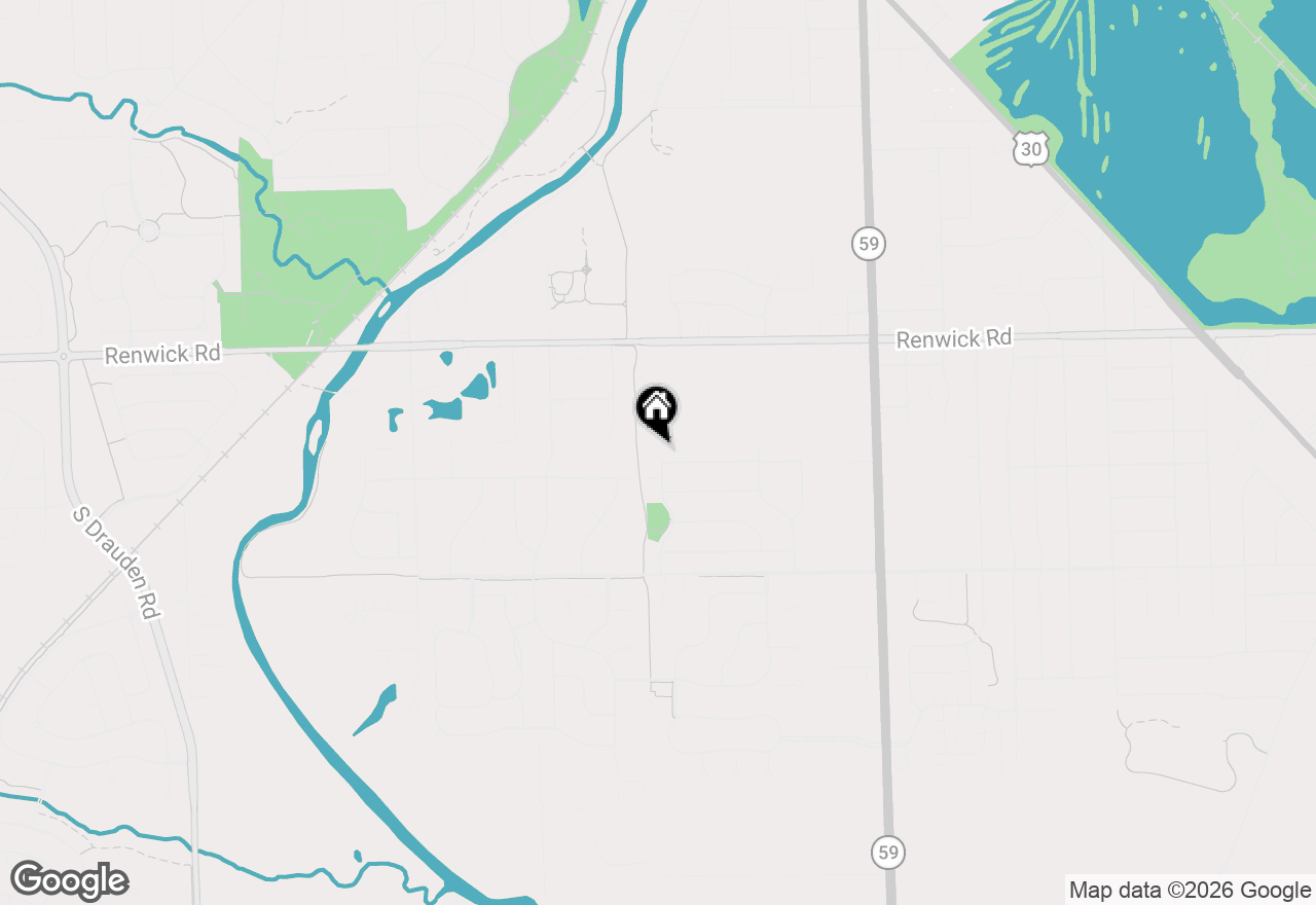 Map of 24264 Simo Drive, Plainfield, IL 60586
