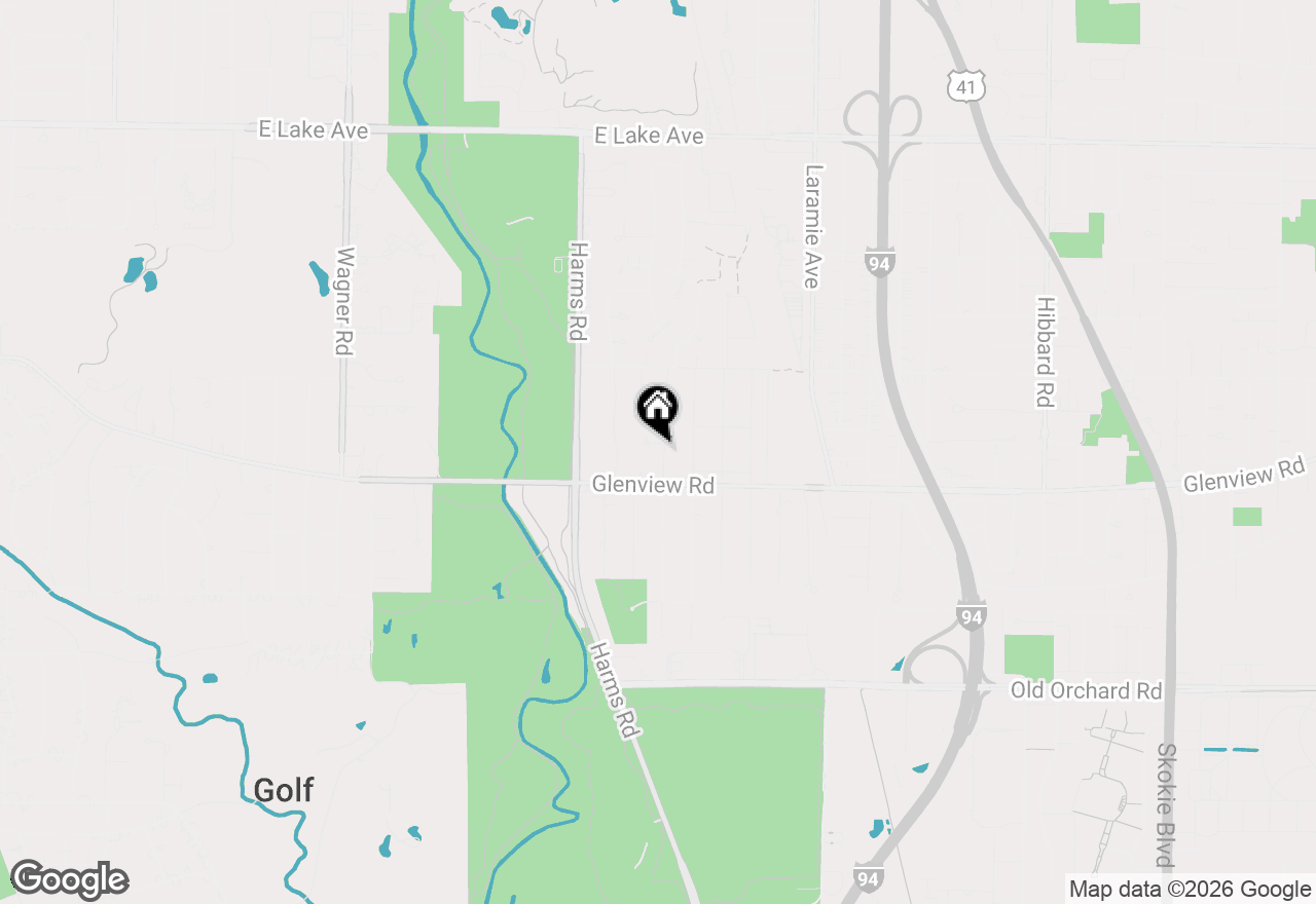 Map of 824 Echo Lane, Glenview, IL 60025