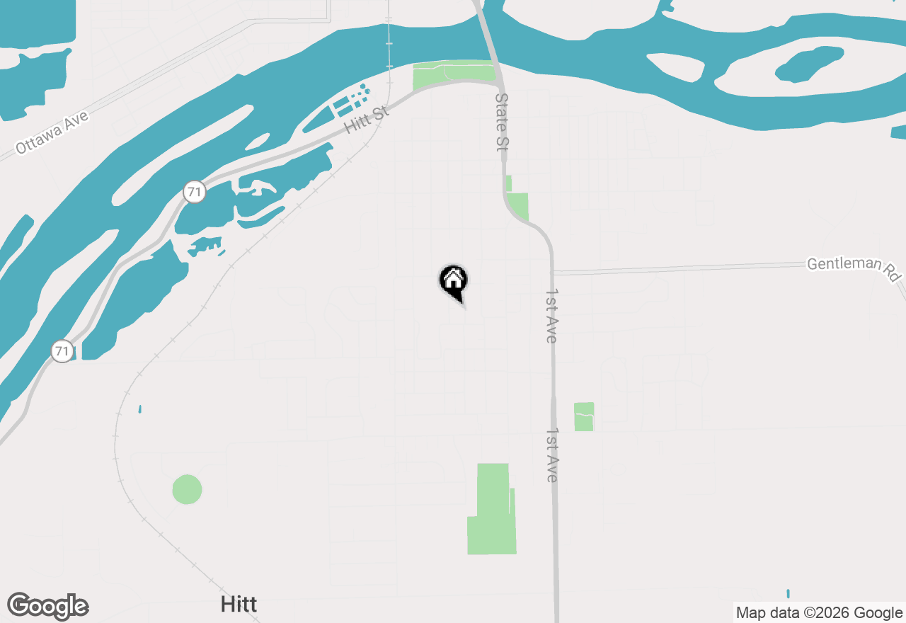 Map of 922 Cornell Street, Ottawa, IL 61350