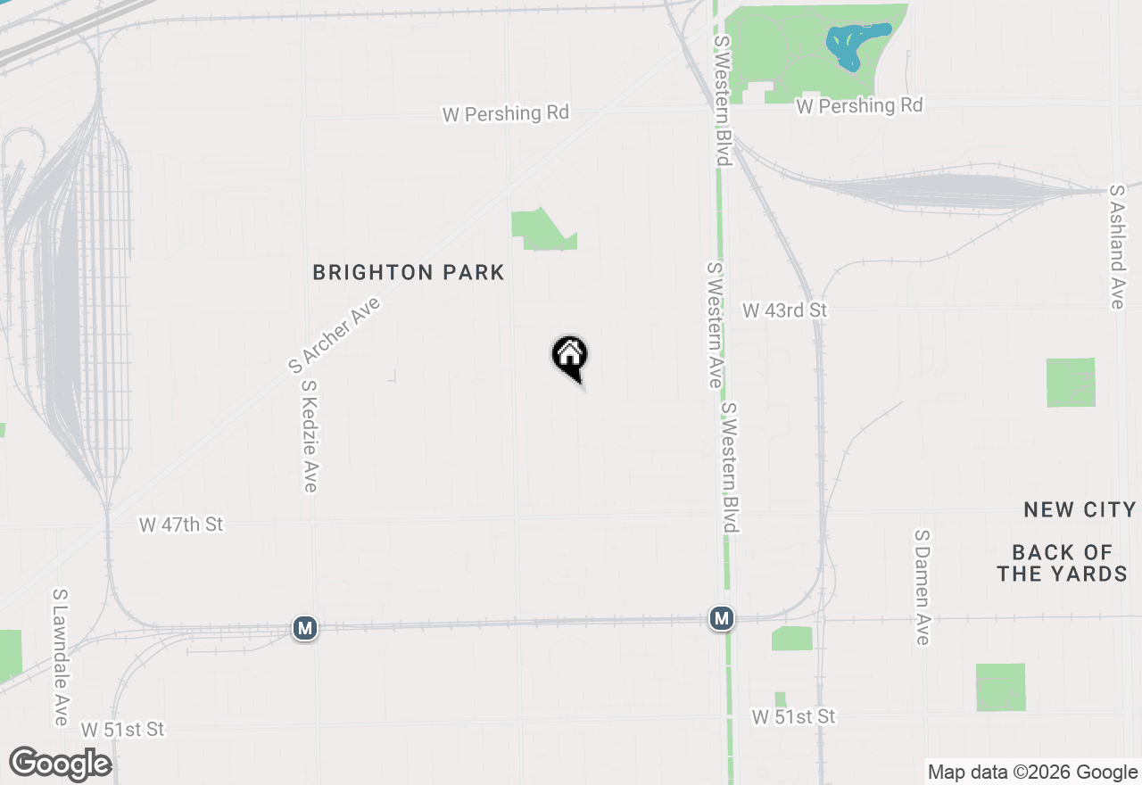 Map of (Address confidential), Chicago, Illinois 60632