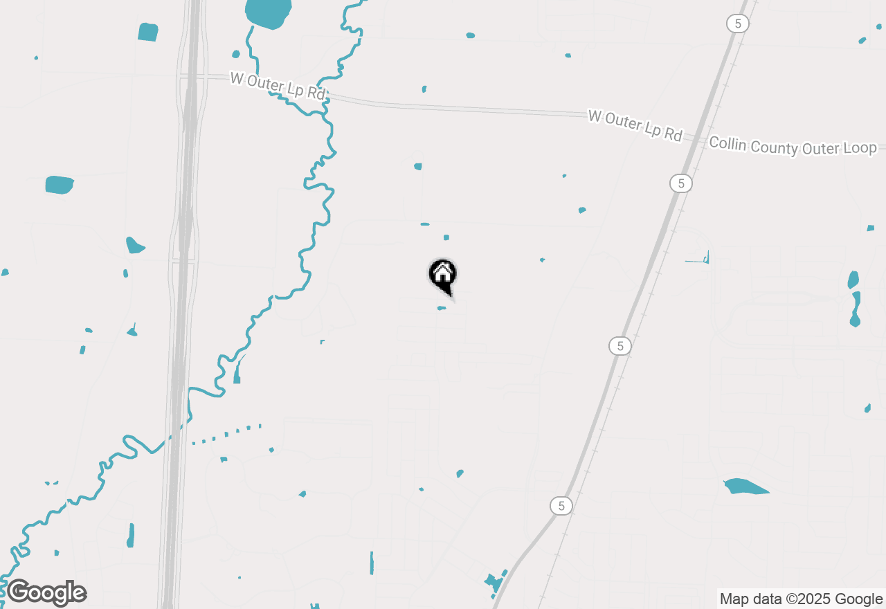 Map of 1304 Birchwood Lane, Melissa, TX 75454