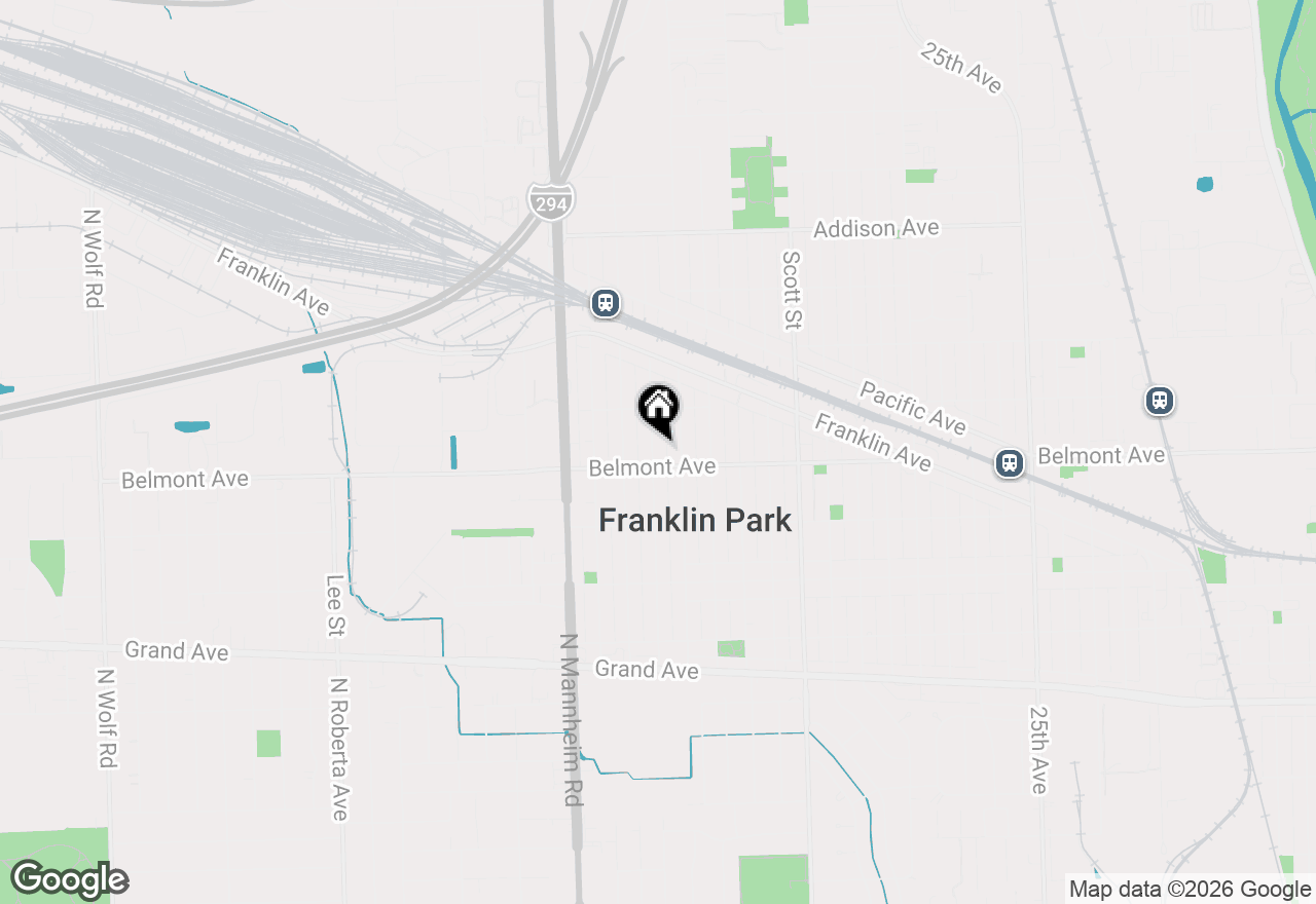 Map of 3211 George Street, Franklin Park, IL 60131