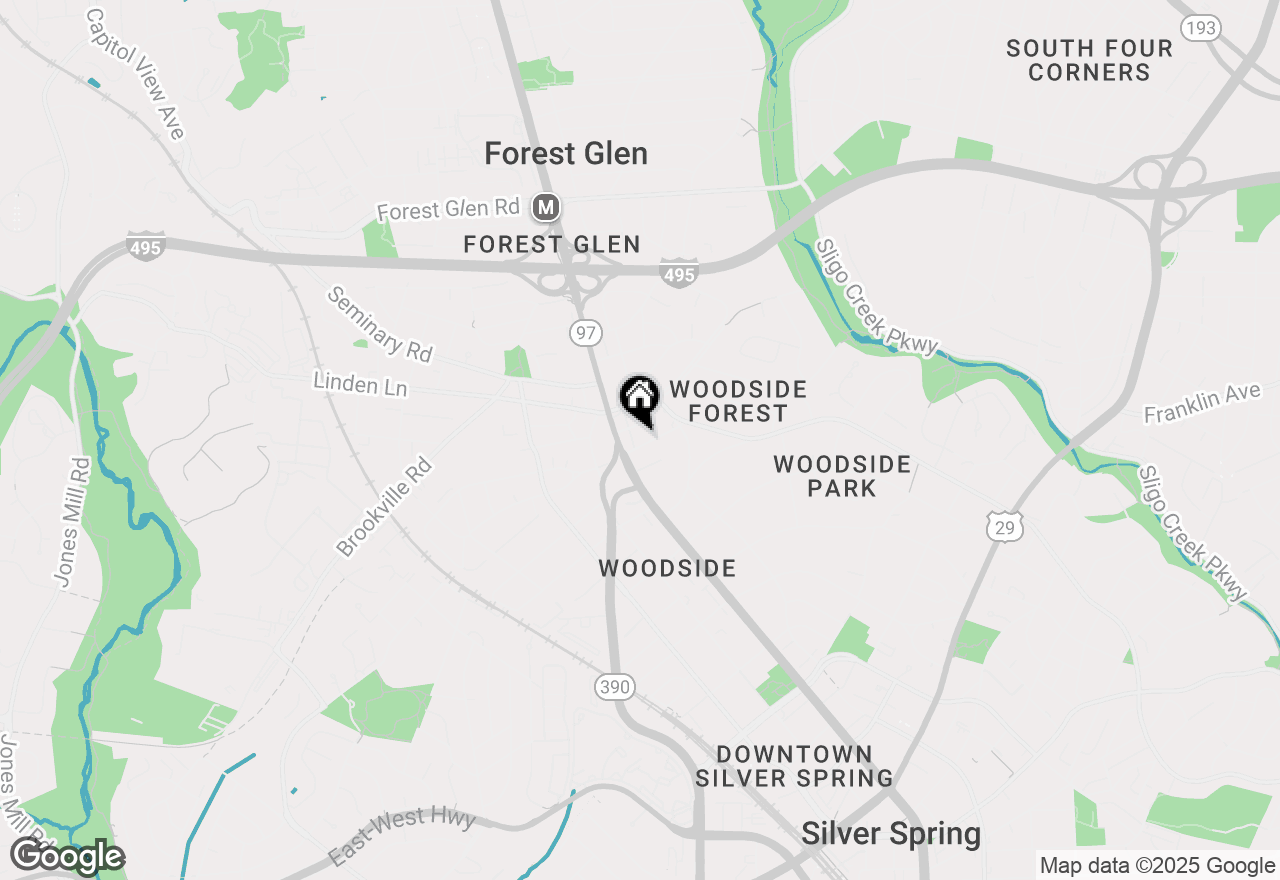 Map of 1719 Luzerne Avenue, Silver Spring, MD 20910