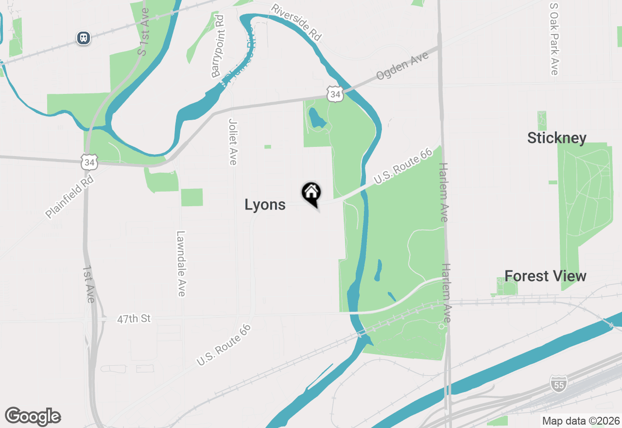 Map of 4316 Elm Avenue, Lyons, IL 60534