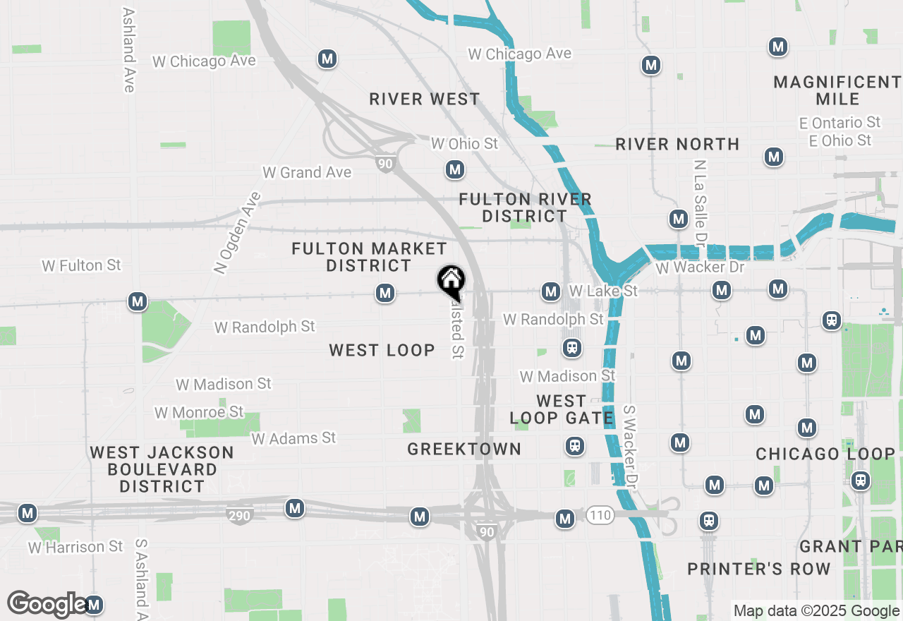 Map of 160 N Halsted Street, Chicago, IL 60661