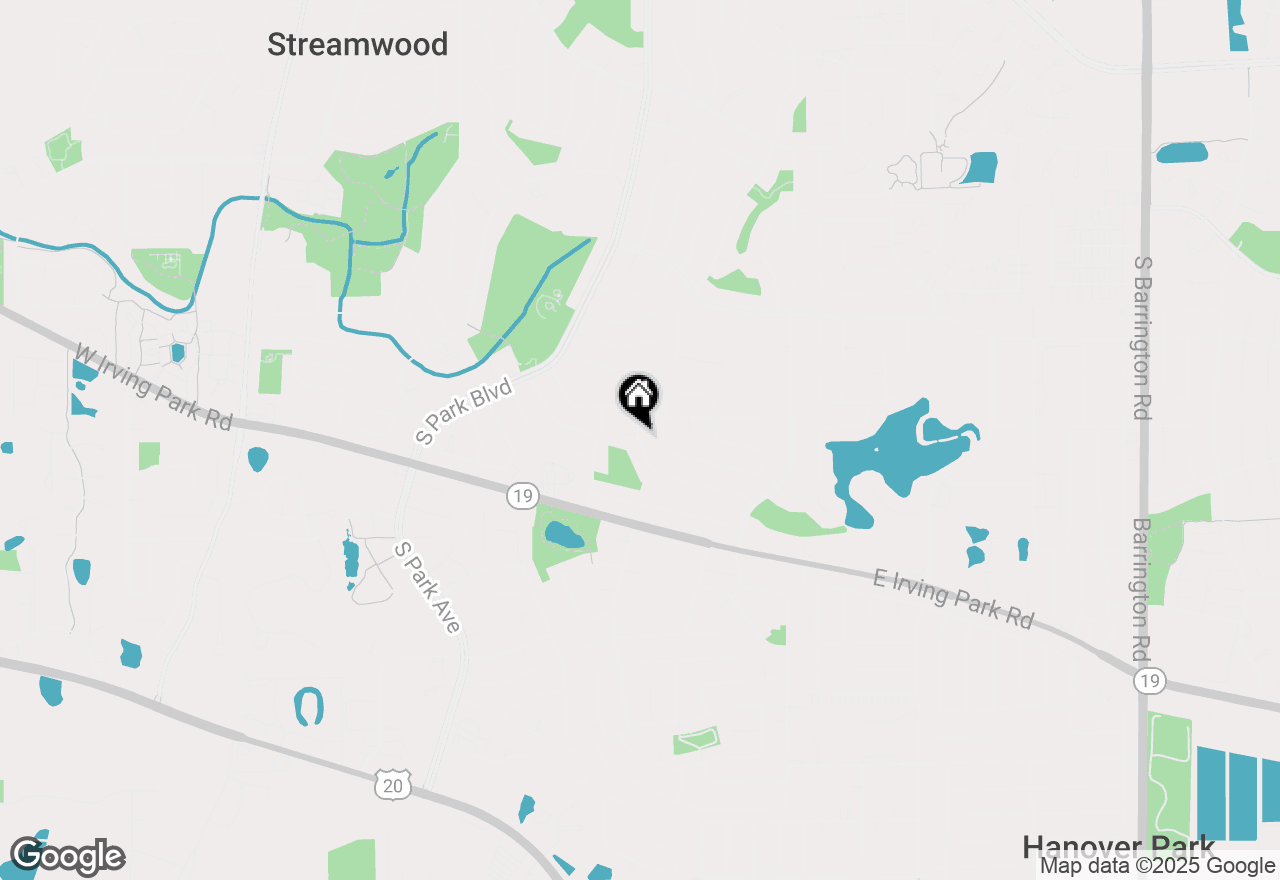 Map of 719 Surrey Drive, Streamwood, IL 60107