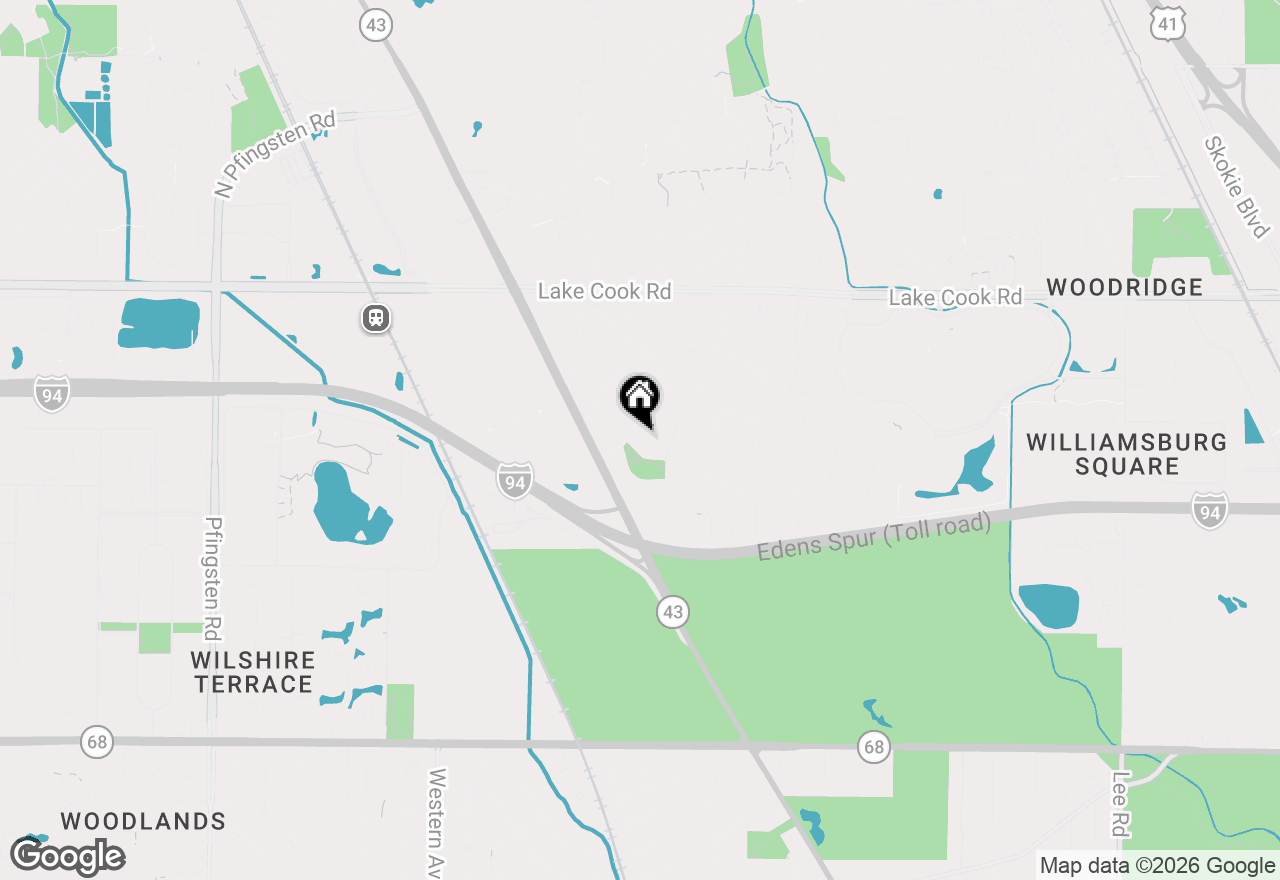 Map of 2055 Walnut Circle, Northbrook, IL 60062