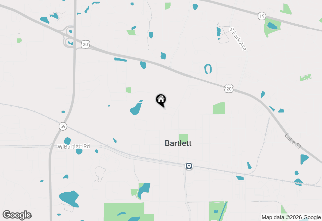 Map of 304 Patricia Lane, Bartlett, IL 60103