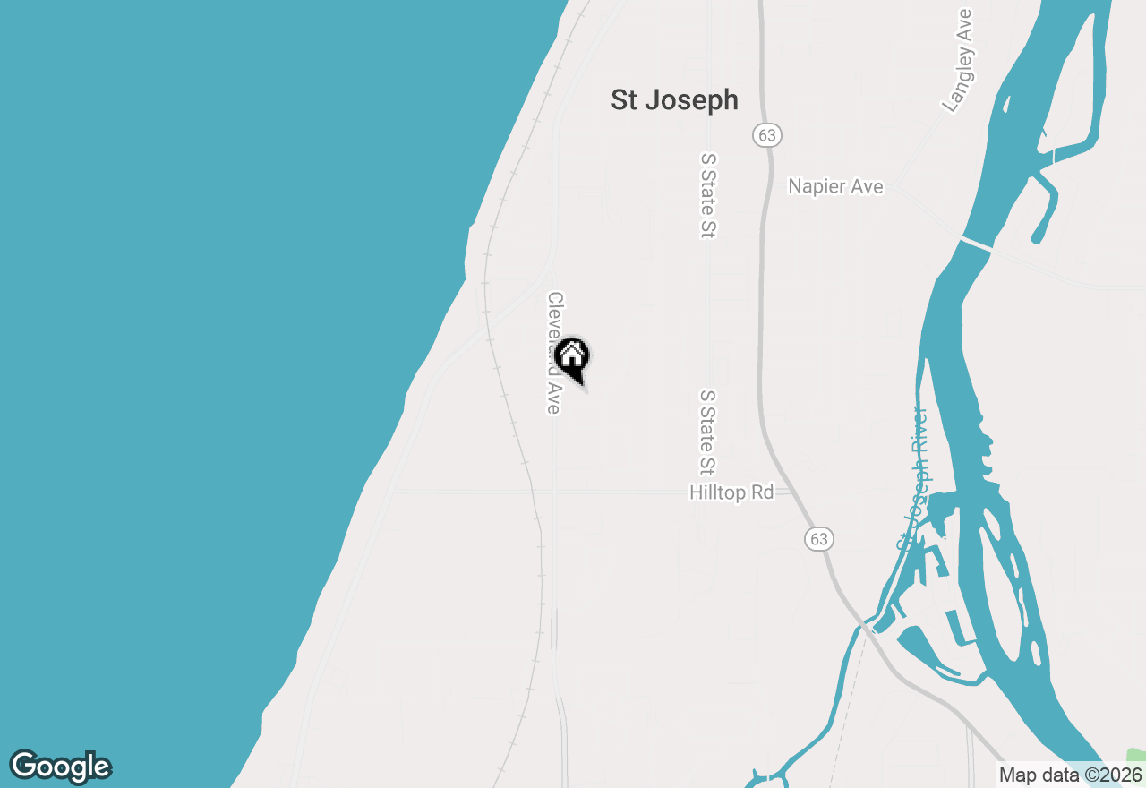 Map of 305 N Veronica Court, St. Joseph, MI 49085