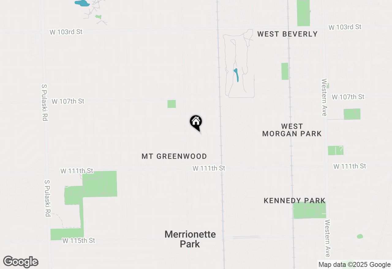 Map of 10901 S Troy Street, Chicago, IL 60655