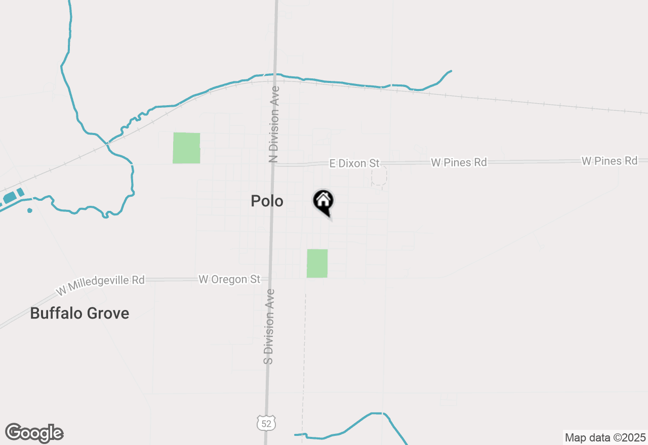 Map of 204 S Jackson Avenue, Polo, IL 61064