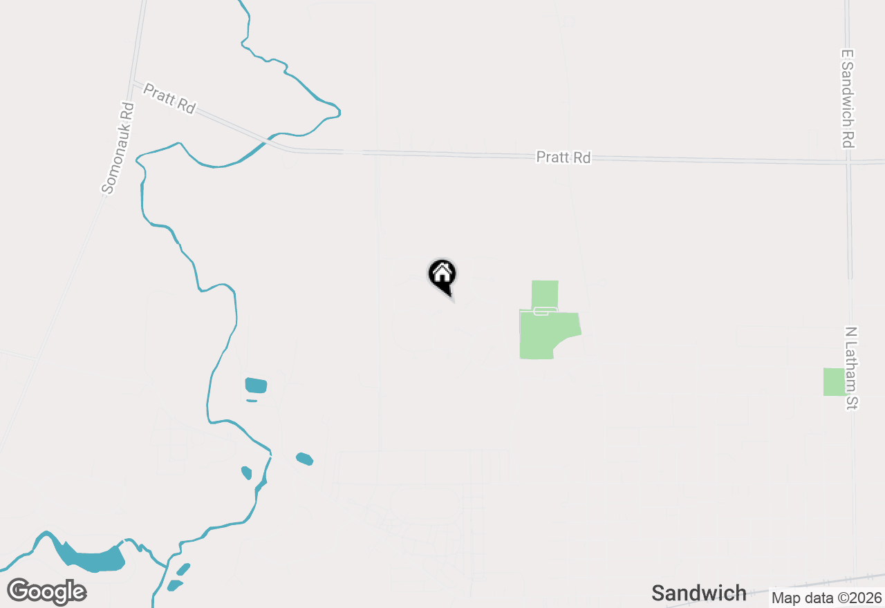 Map of 1307 Fairlee Court, Sandwich, IL 60548