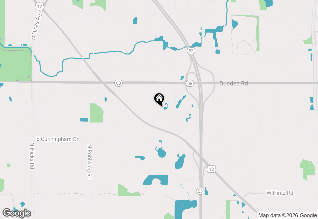 Map of 1275 E Baldwin Lane #601, Palatine, IL 60074