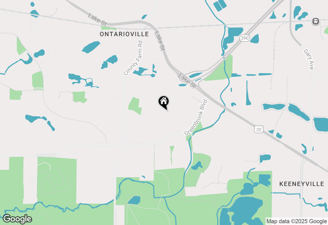Map of 5801 Charleston Court, Hanover Park, IL 60133