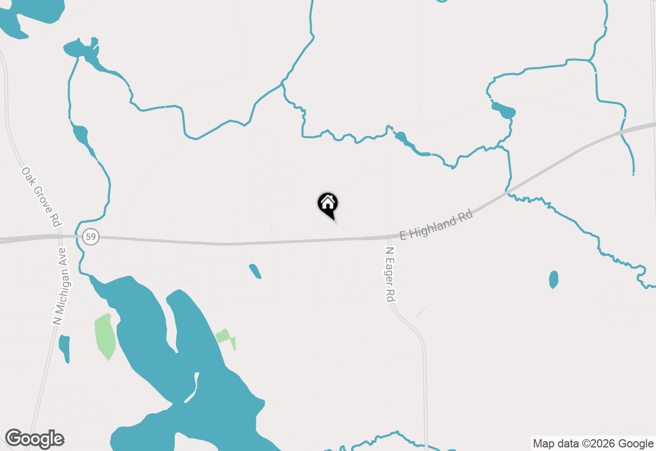 Map of 2577 Aralia Drive, Howell, MI 48855