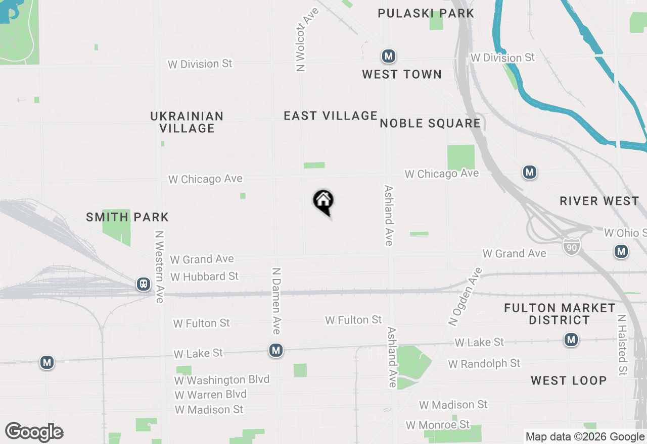 Map of 1819 W Erie Street, Chicago, IL 60622