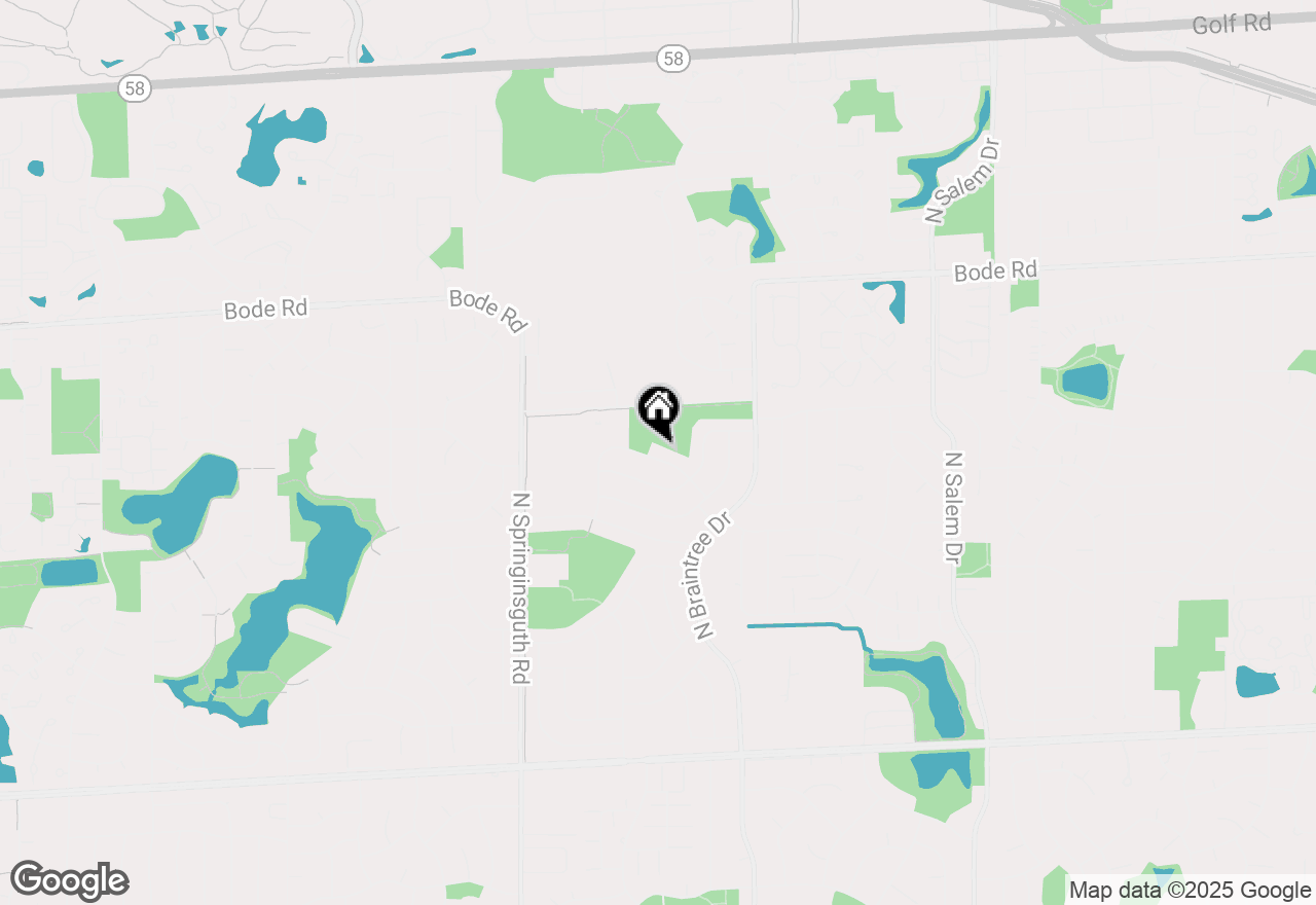 Map of 1324 Elmhurst Lane, Schaumburg, IL 60194