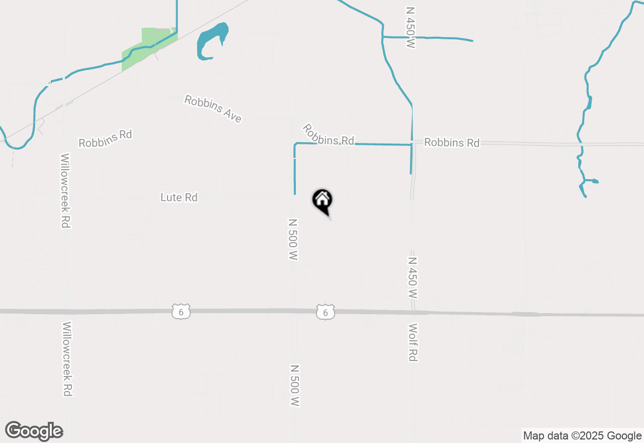 Map of 6547 Thoreau Drive, Portage, IN 46368