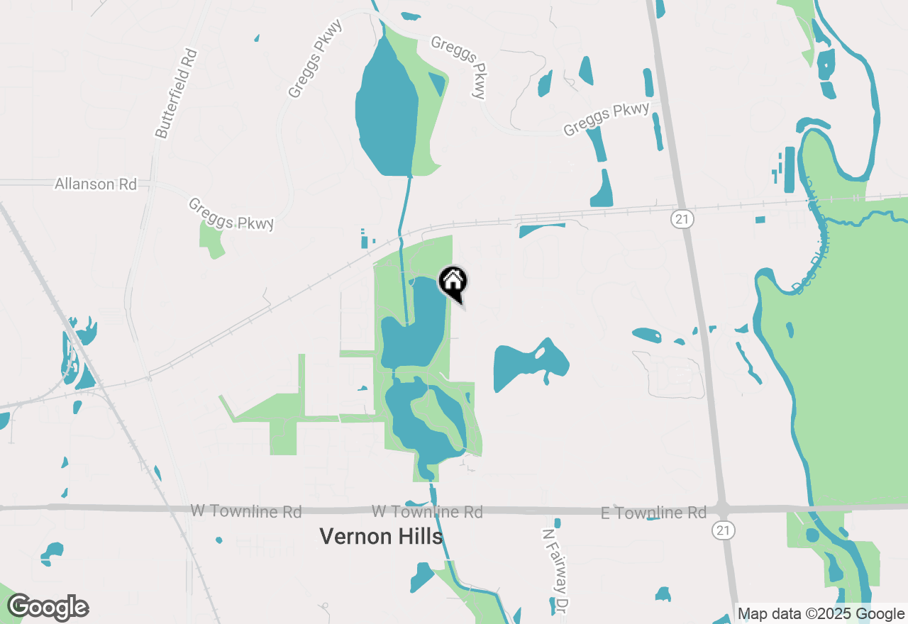 Map of 1304 N Streamwood Lane #309, Vernon Hills, IL 60061