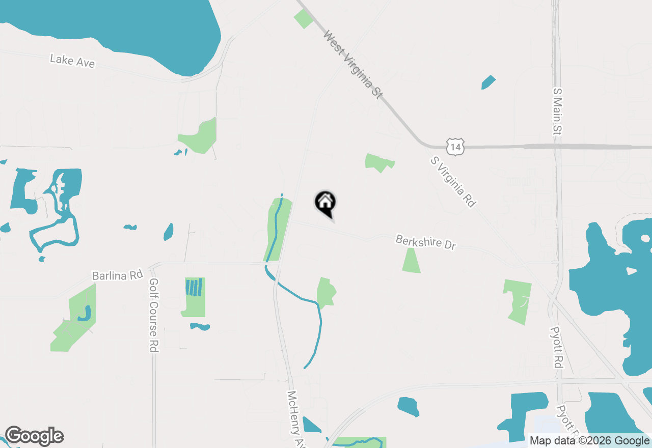 Map of 714 Eletson Drive, Crystal Lake, IL 60014