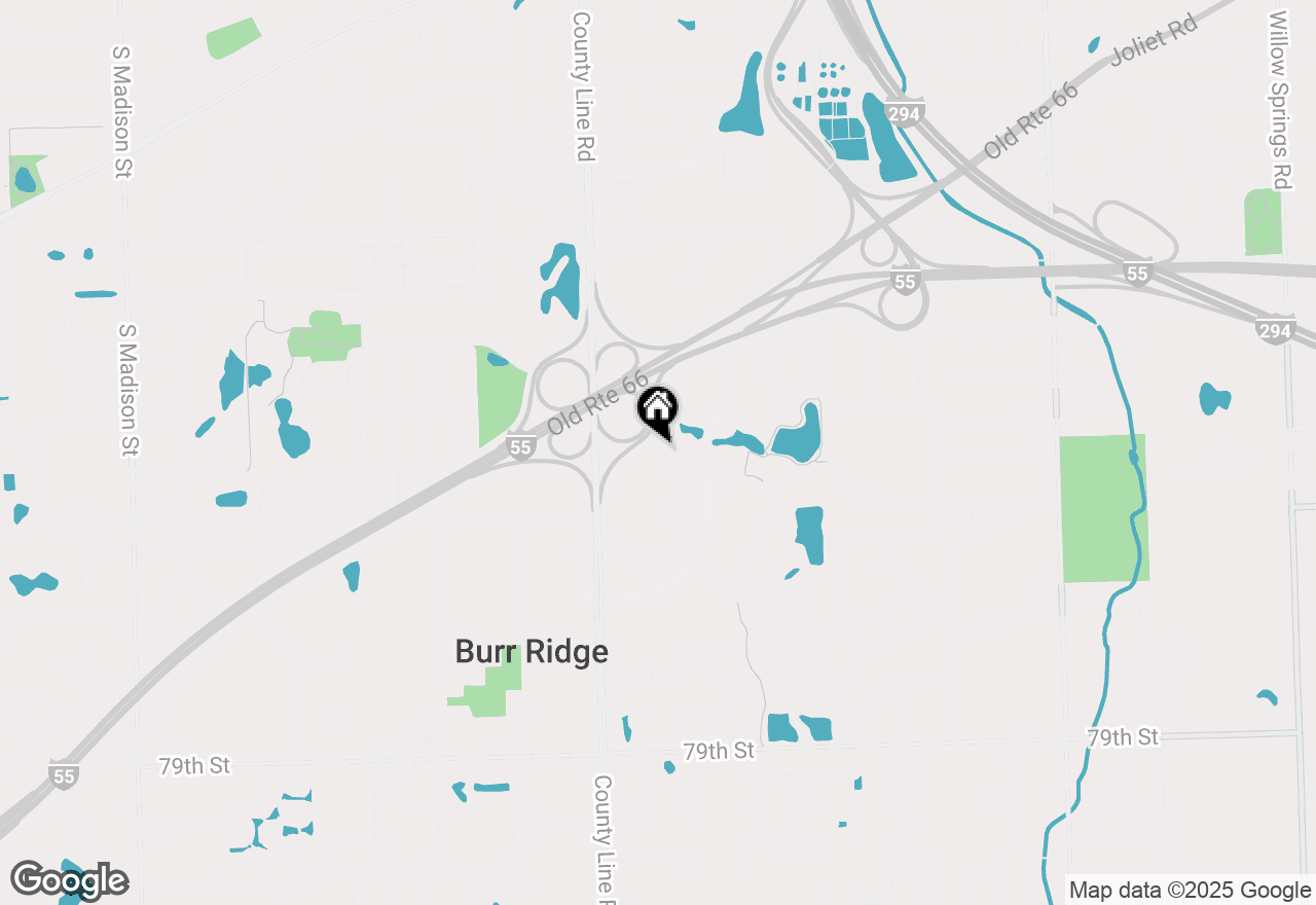 Map of 1000 Village Center Drive #105, Burr Ridge, IL 60527