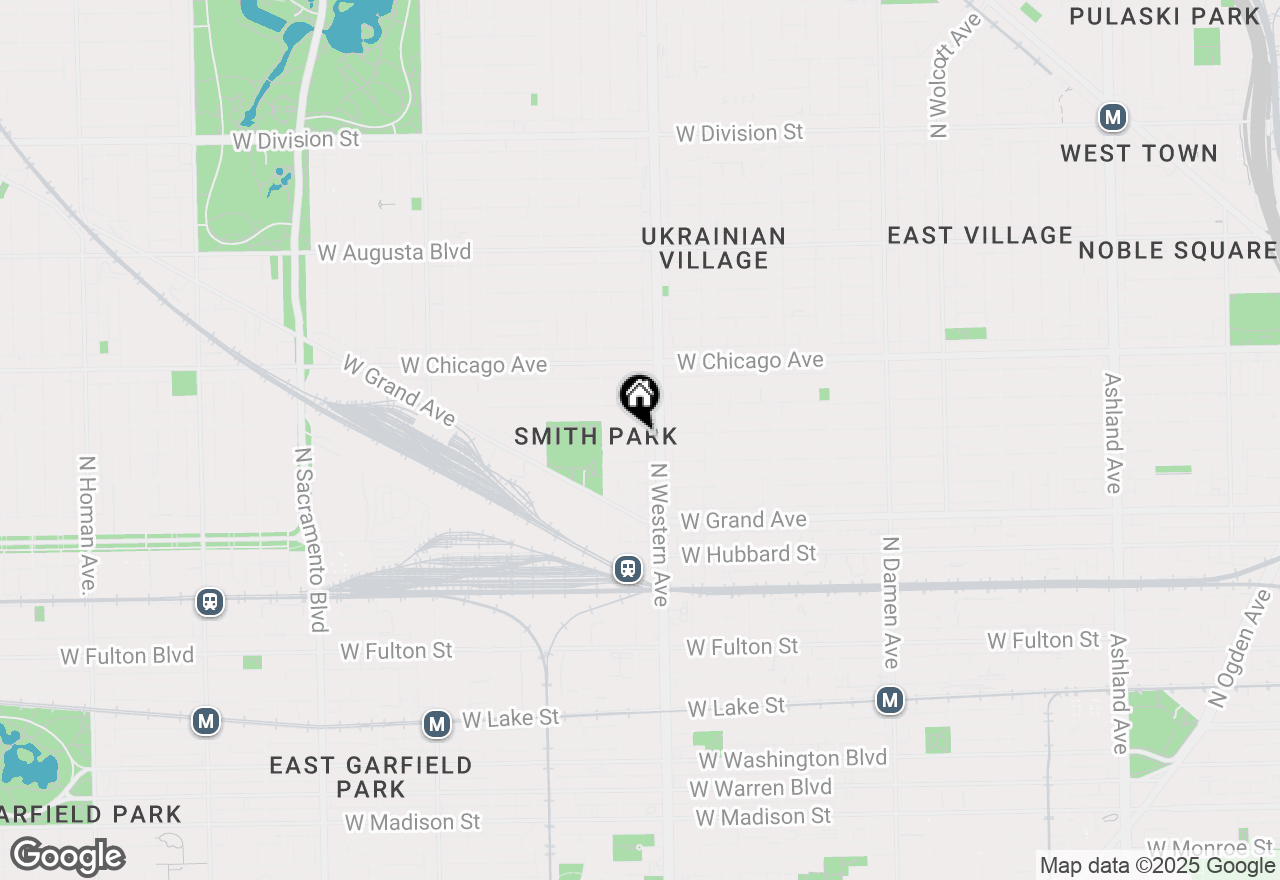 Map of 2420 W Erie Street, Chicago, IL 60612